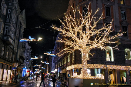 Christmas lights in Innsbruck